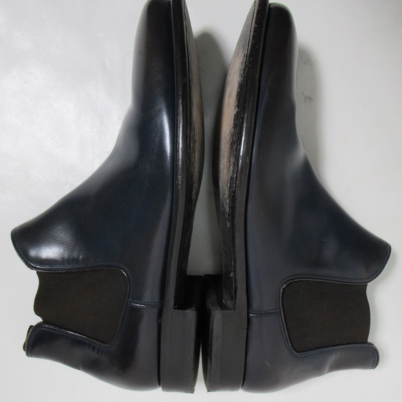 Salvatore Ferragamo Men\'s Santo Chelsea Boots Chocolate Blue Size 11 US / 9.5 UK main image 9